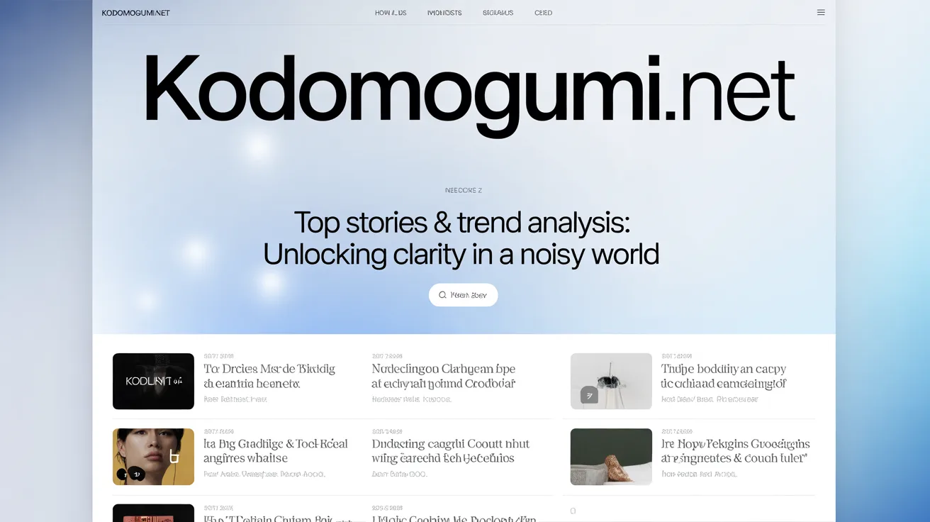 kodomogumi.net - top stories & trend analysis